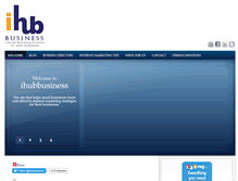 Tablet Screenshot of ihubbusiness.co.uk